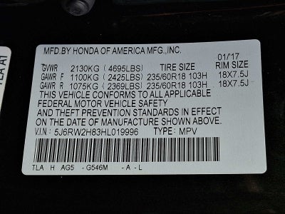 2017 Honda CR-V EX-L AWD