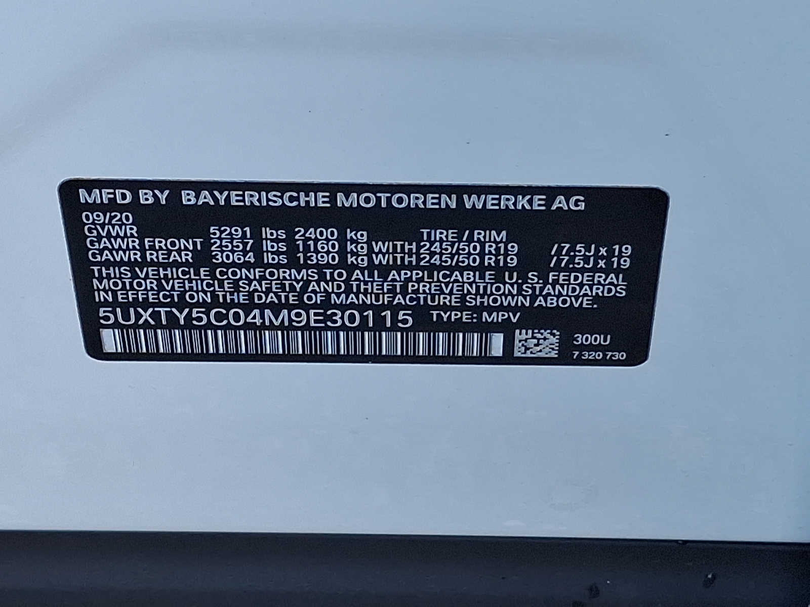 2021 BMW X3 xDrive30i Sports Activity Vehicle