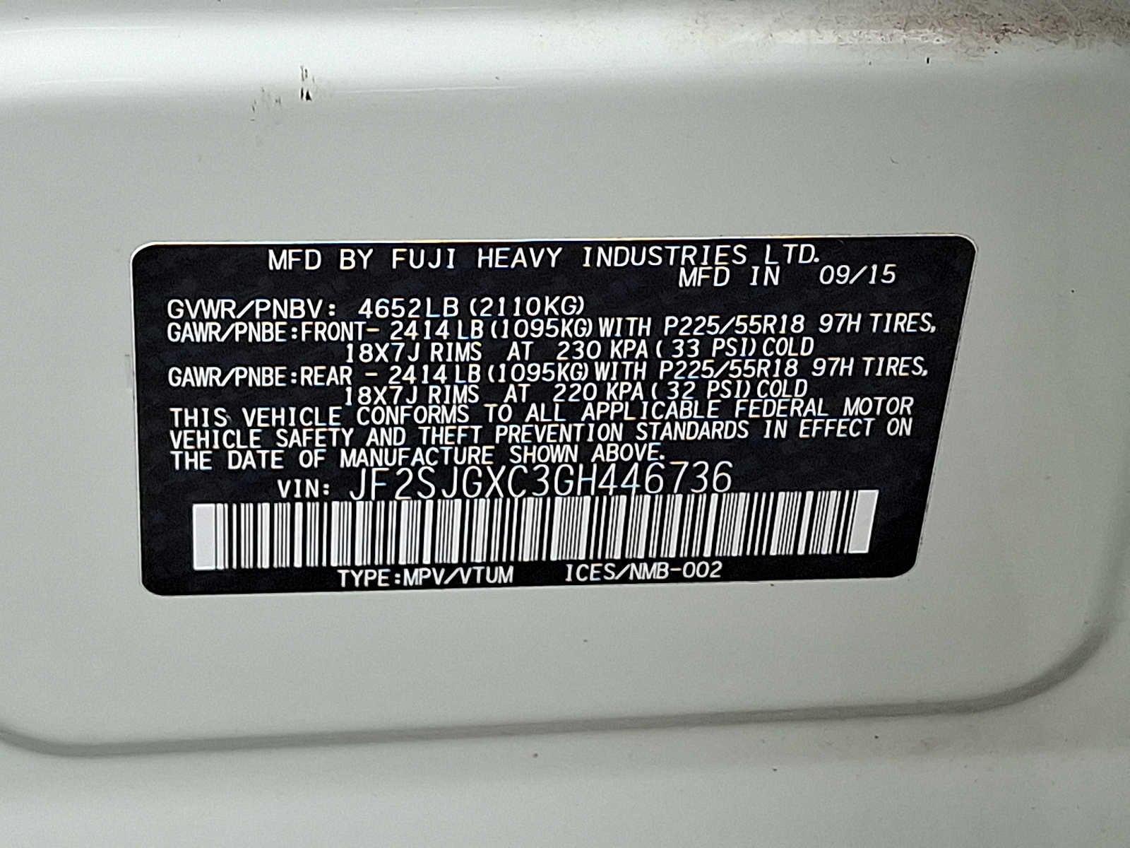 2016 Subaru Forester 4dr CVT 2.0XT Touring