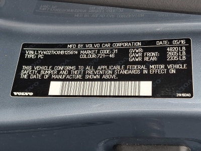 2017 Volvo S60 T5 AWD Inscription