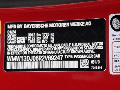 2024 MINI HARDTOP 2 DOOR Cooper SE FWD