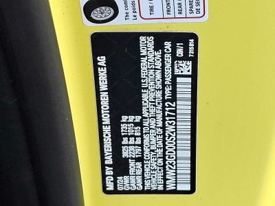 2025 MINI HARDTOP 2 DOOR Cooper S FWD