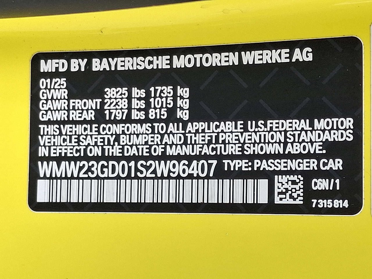 2025 MINI HARDTOP 2 DOOR Cooper S FWD