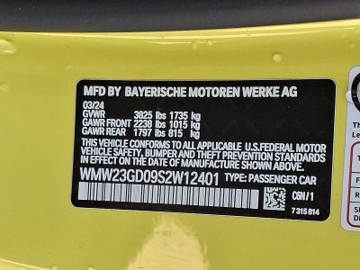 2025 MINI HARDTOP 2 DOOR Cooper S FWD