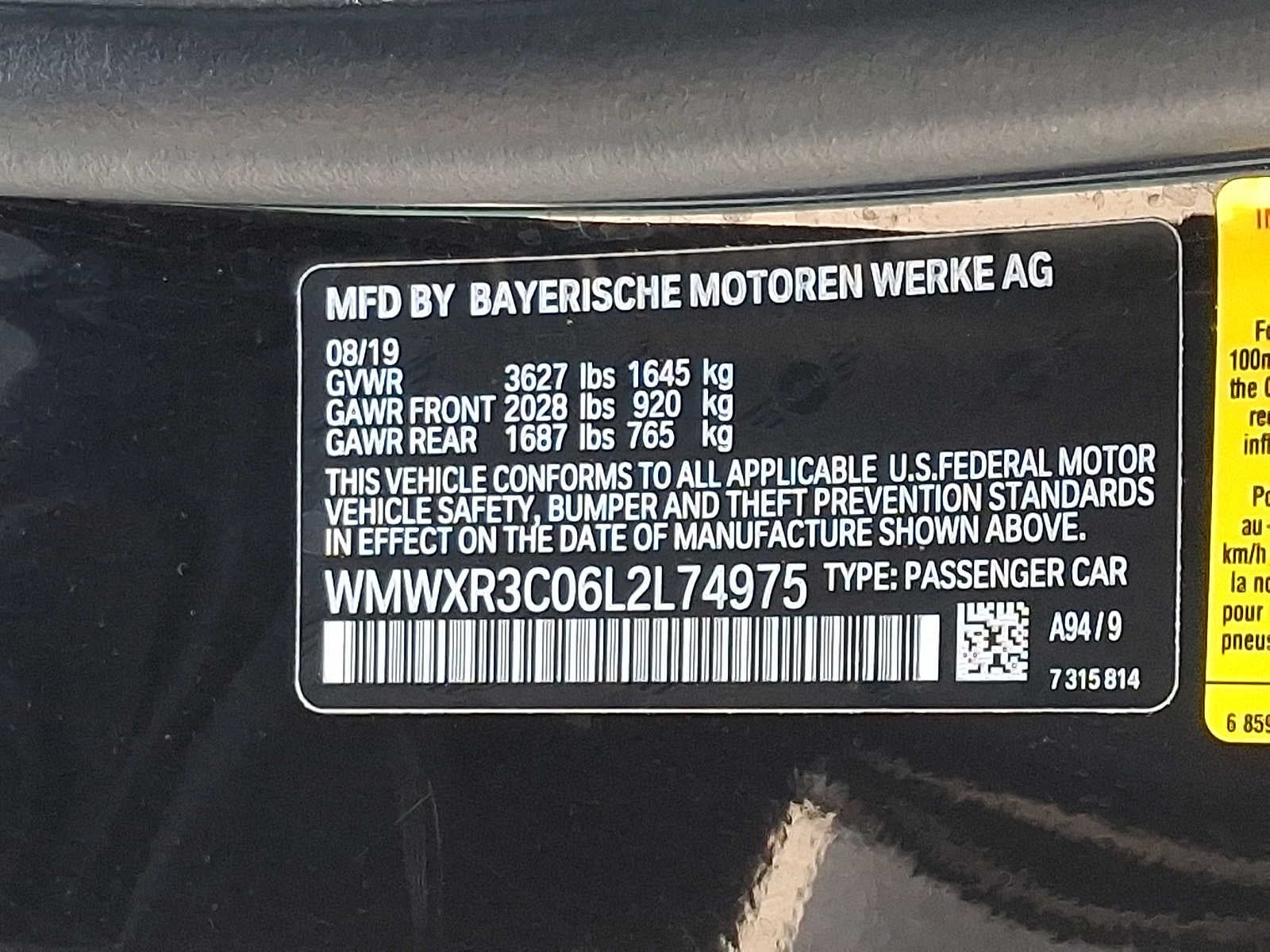 2020 MINI HARDTOP 2 DOOR Cooper FWD