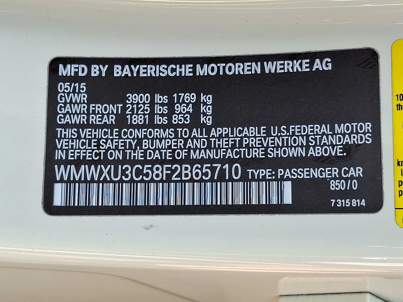 2015 MINI HARDTOP 4 DOOR 4dr HB S