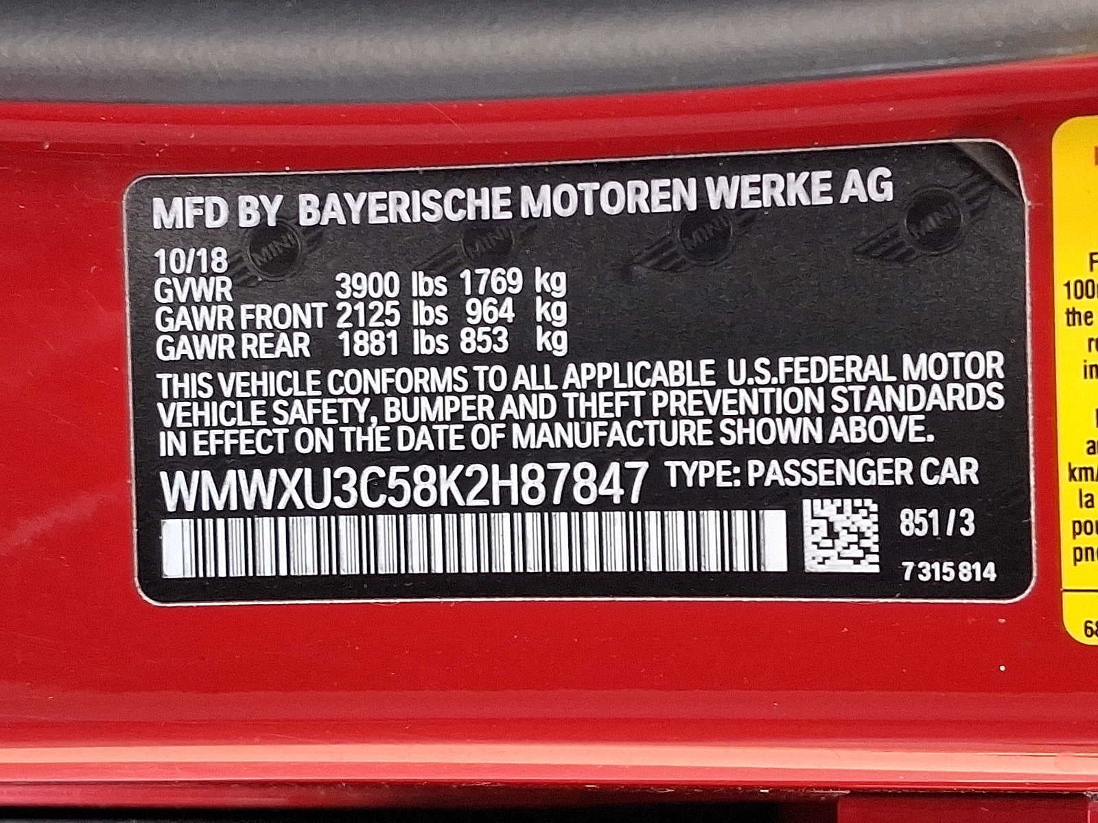 2019 MINI Hardtop 4 Door Cooper S