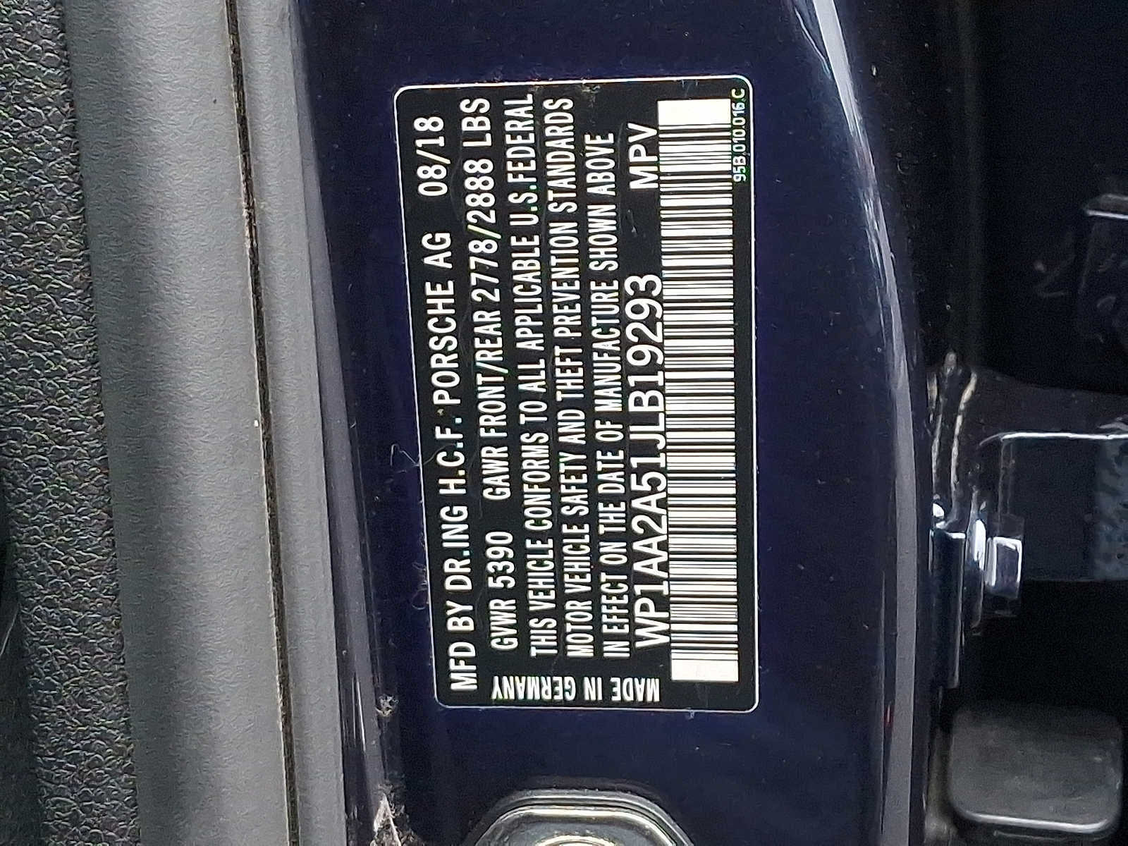 2018 Porsche Macan AWD