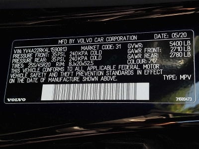 2020 Volvo XC60 T6 AWD Momentum