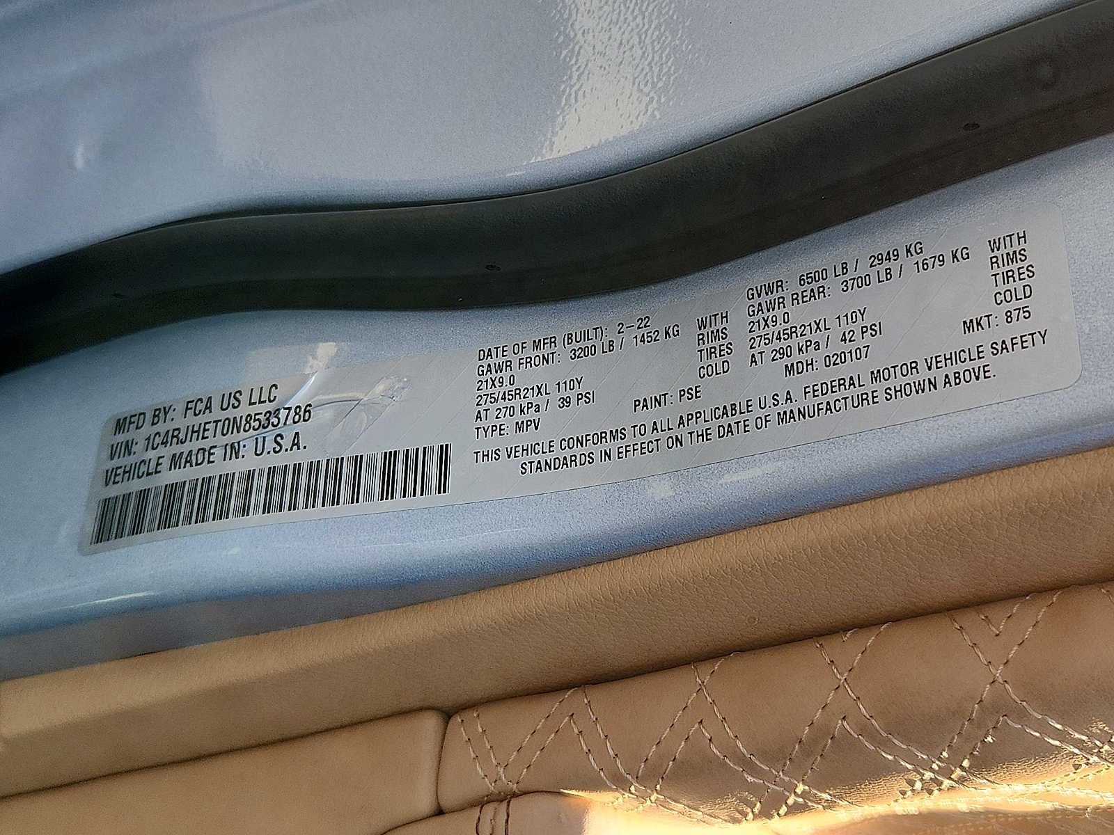 2022 Jeep Grand Cherokee Summit Reserve 4x4