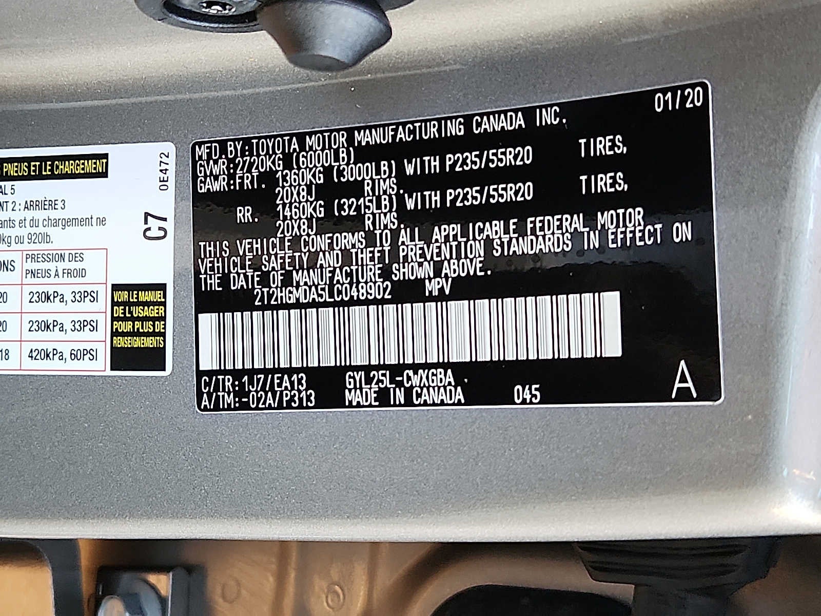 2020 Lexus RX RX 450h AWD