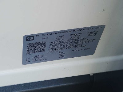 2022 Chevrolet Equinox FWD 4dr LT w/1LT