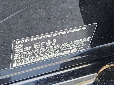 2023 BMW 3 Series 330i xDrive Sedan