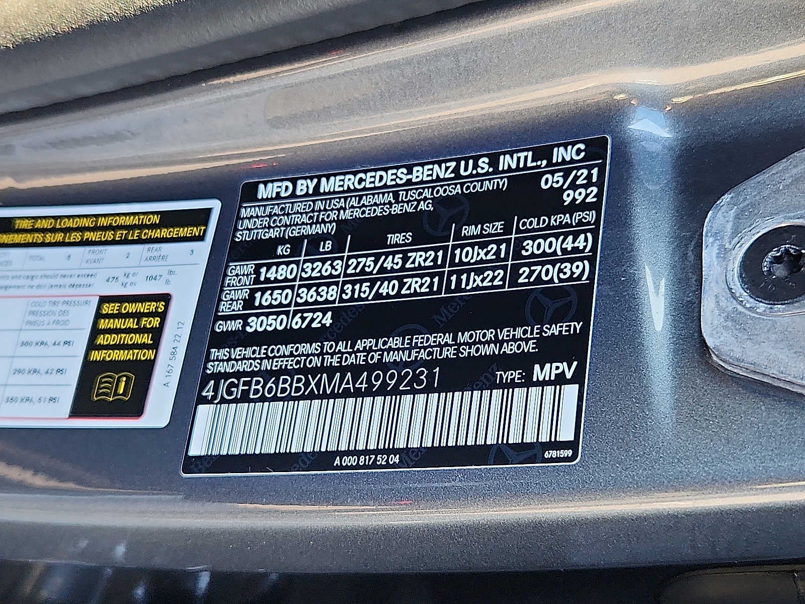 2021 Mercedes-Benz GLE AMG® GLE 53 4MATIC® SUV