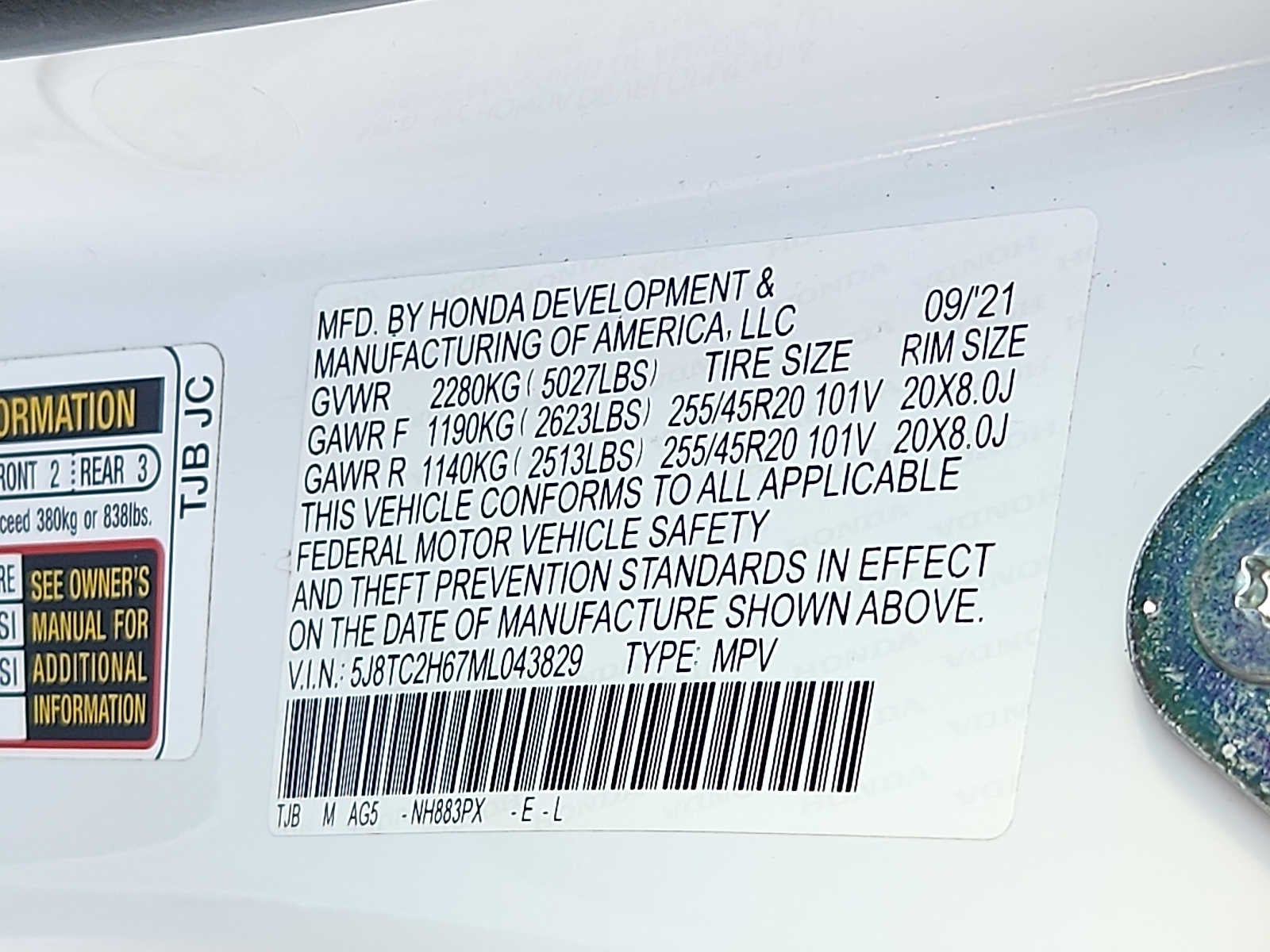 2021 Acura RDX SH-AWD w/A-Spec Package