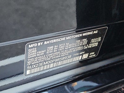 2023 BMW X7 xDrive40i Sports Activity Vehicle