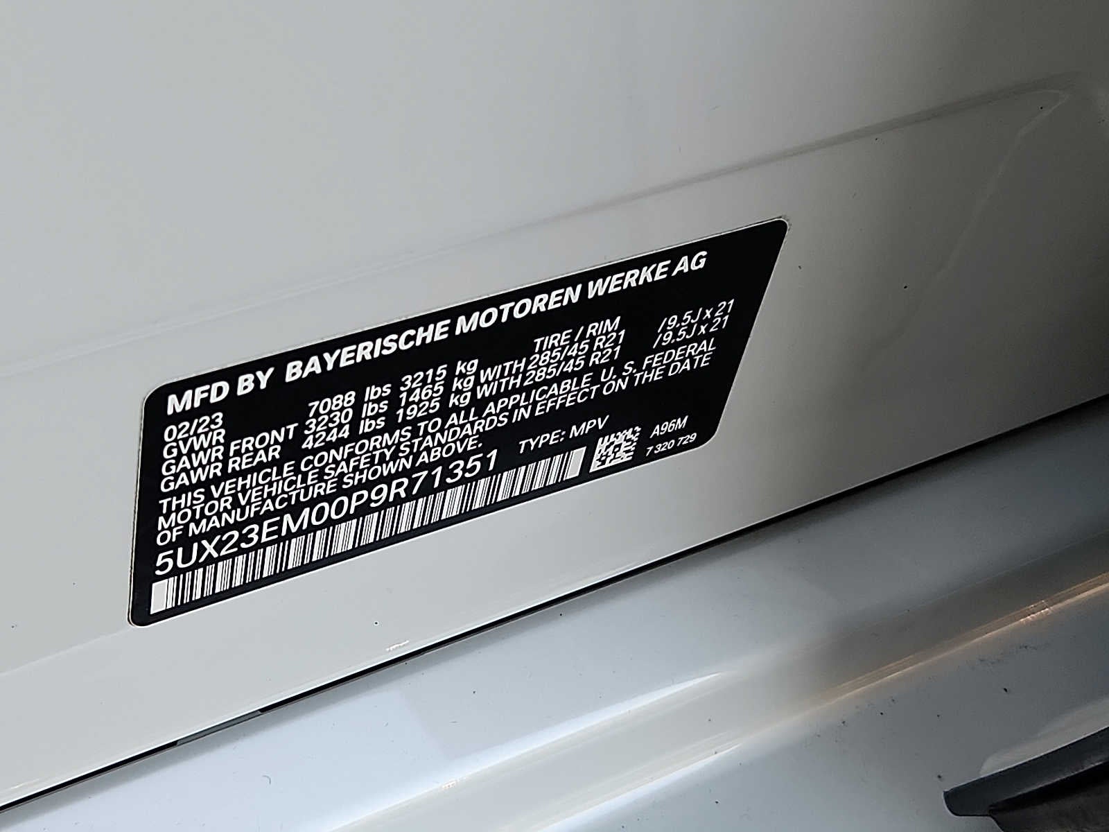 2023 BMW X7 xDrive40i Sports Activity Vehicle