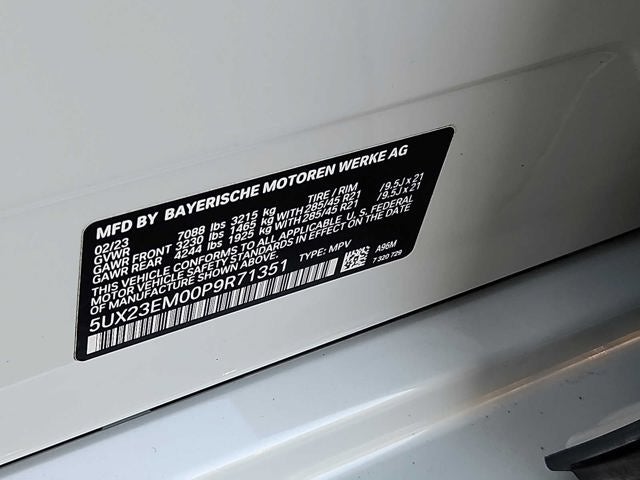 2023 BMW X7 xDrive40i Sports Activity Vehicle