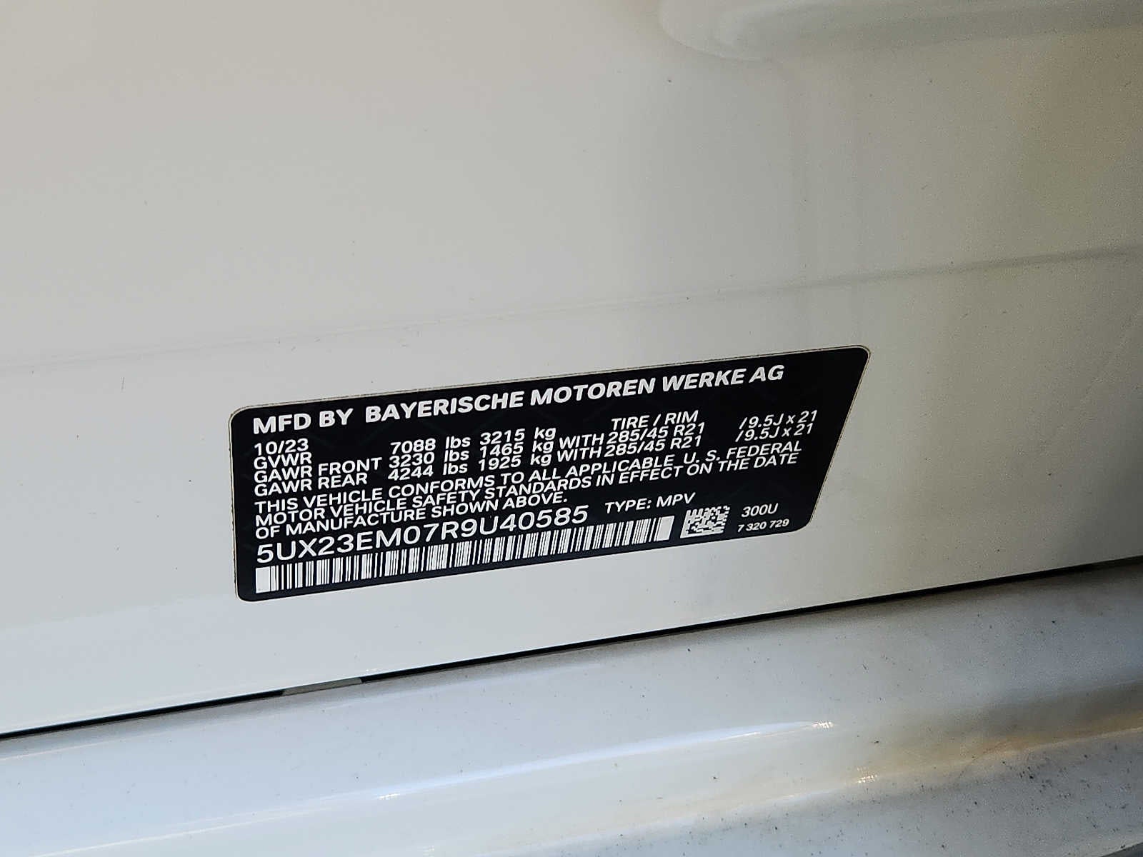 2024 BMW X7 xDrive40i Sports Activity Vehicle