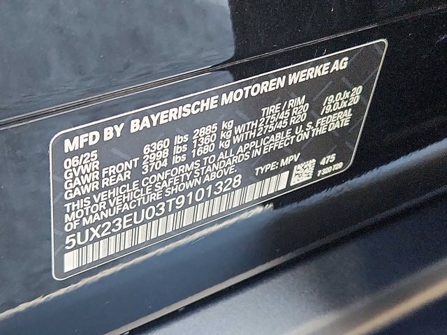 2026 BMW X5 xDrive40i Sports Activity Vehicle