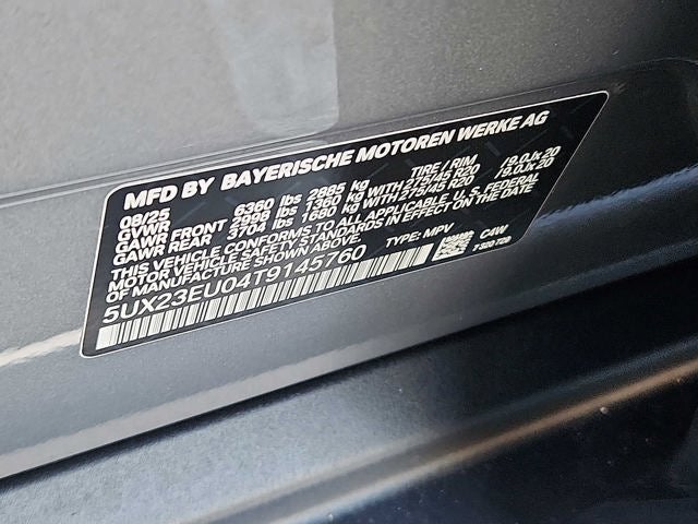 2026 BMW X5 xDrive40i Sports Activity Vehicle