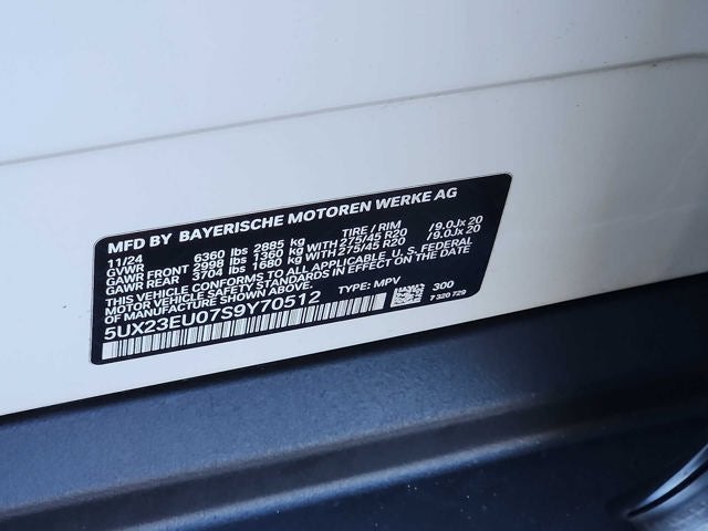 2025 BMW X5 xDrive40i Sports Activity Vehicle