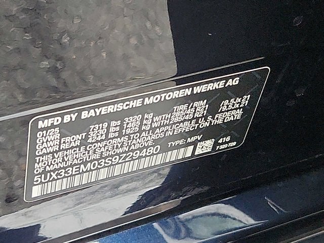 2025 BMW X7 M60i Sports Activity Vehicle