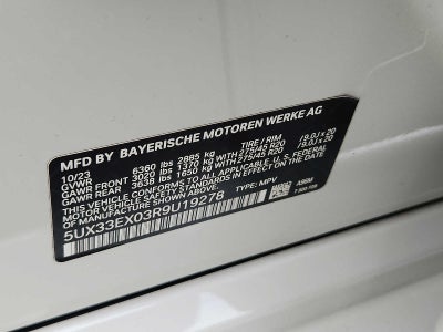 2024 BMW X6 xDrive40i Sports Activity Coupe