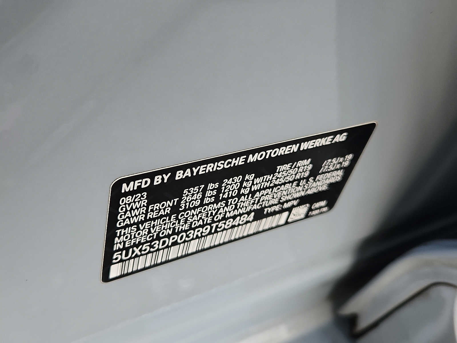 2024 BMW X3 xDrive30i Sports Activity Vehicle