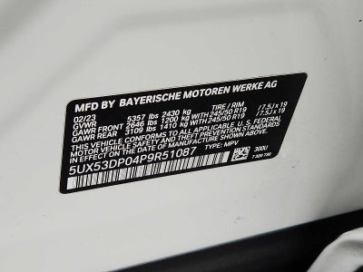 2023 BMW X3 xDrive30i Sports Activity Vehicle