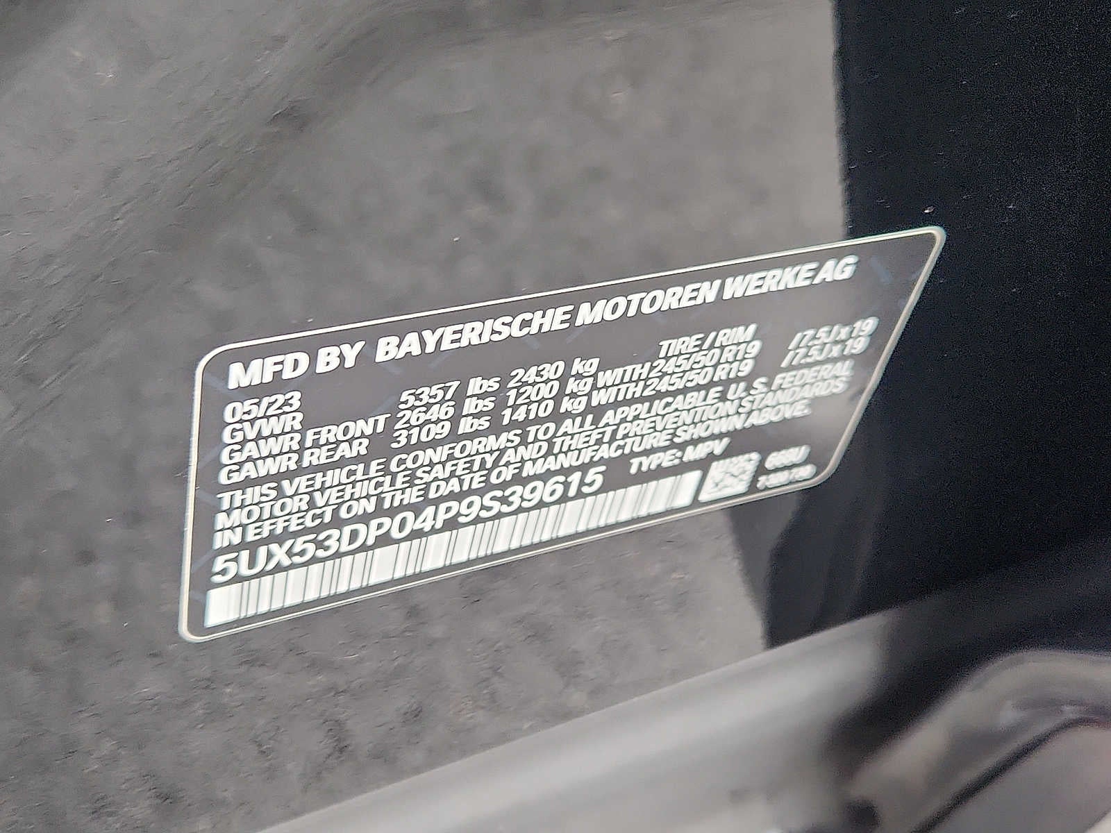 2023 BMW X3 xDrive30i Sports Activity Vehicle