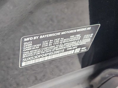 2023 BMW X3 xDrive30i Sports Activity Vehicle