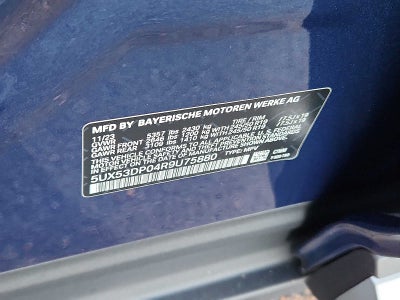 2024 BMW X3 xDrive30i Sports Activity Vehicle