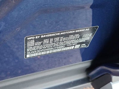 2024 BMW X3 xDrive30i Sports Activity Vehicle