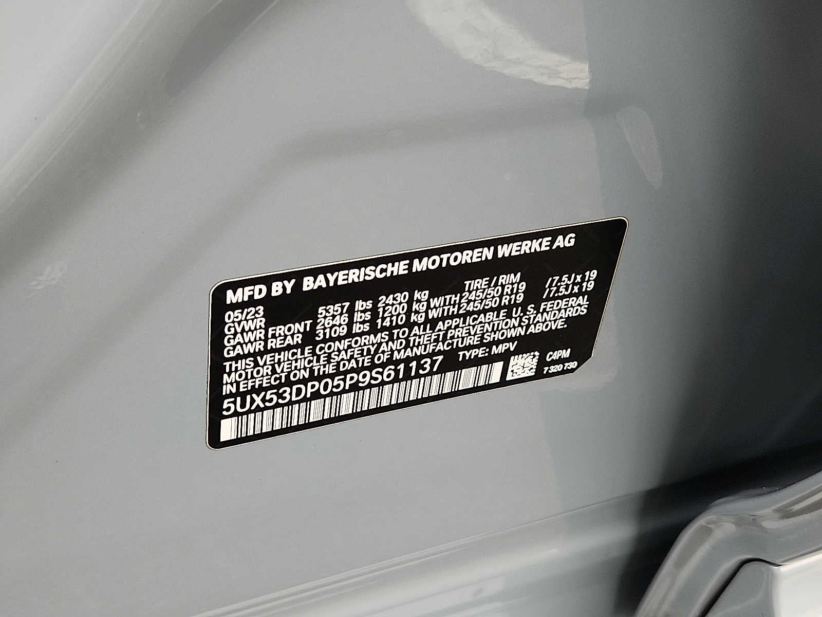 2023 BMW X3 xDrive30i Sports Activity Vehicle