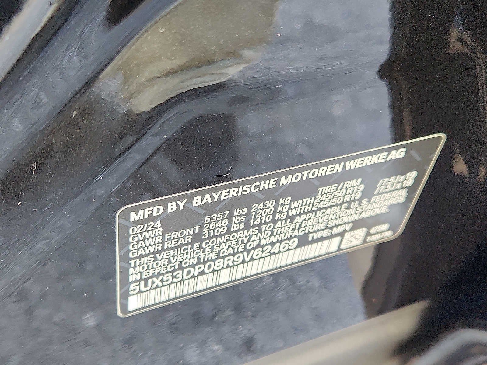 2024 BMW X3 xDrive30i Sports Activity Vehicle