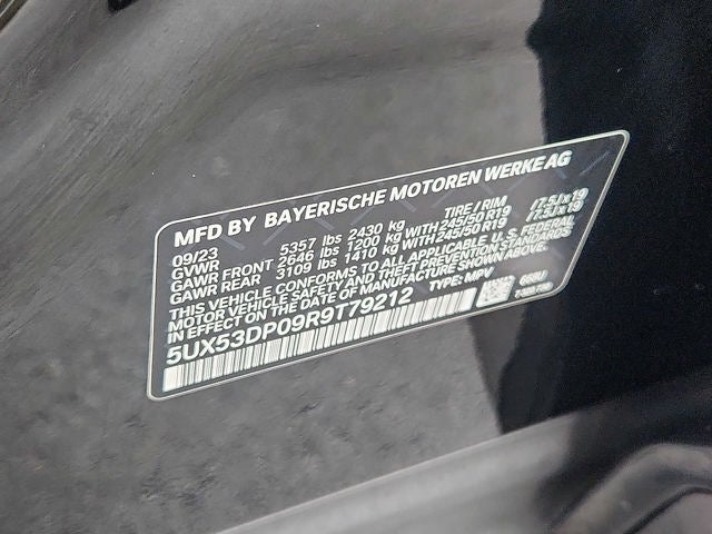 2024 BMW X3 xDrive30i Sports Activity Vehicle