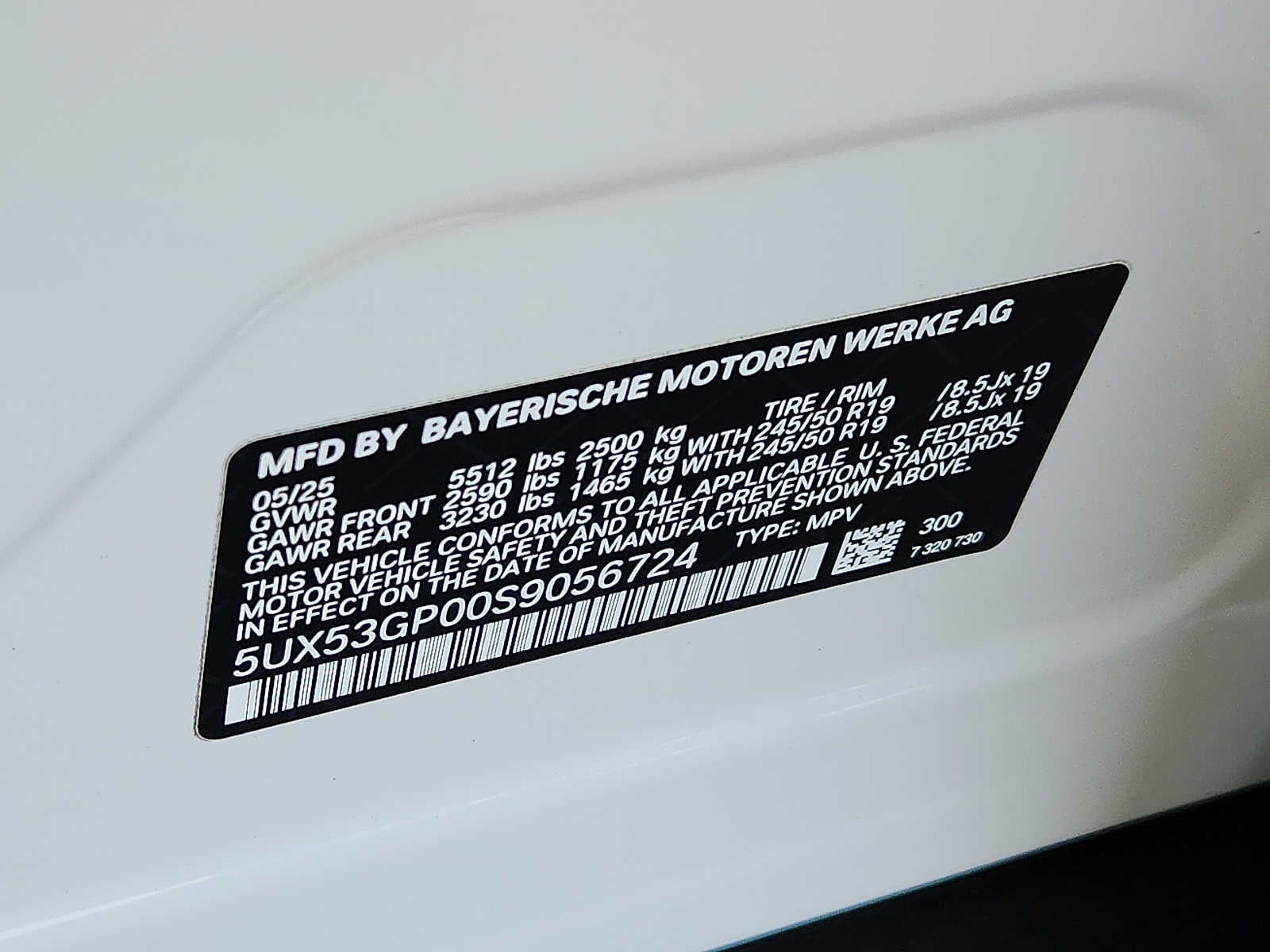 2025 BMW X3 30 xDrive Sports Activity Vehicle