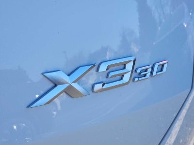 2025 BMW X3 30 xDrive Sports Activity Vehicle