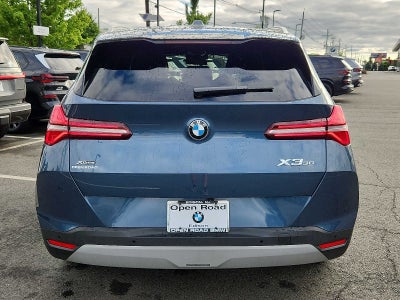 2026 BMW X3 30 xDrive Sports Activity Vehicle