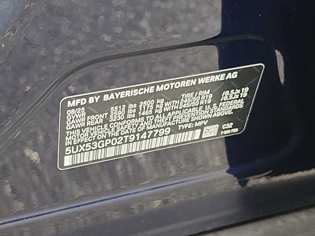 2026 BMW X3 30 xDrive Sports Activity Vehicle