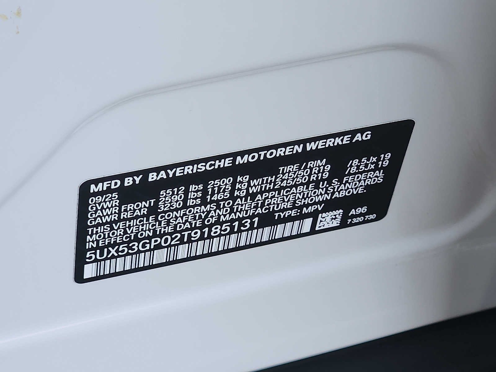 2026 BMW X3 30 xDrive Sports Activity Vehicle