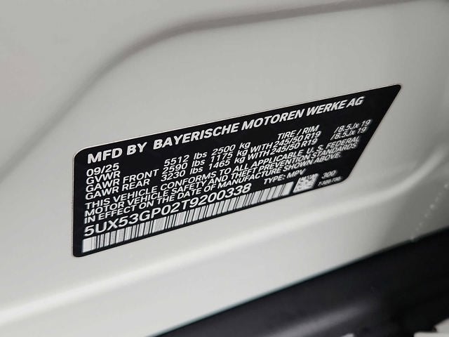 2026 BMW X3 30 xDrive Sports Activity Vehicle