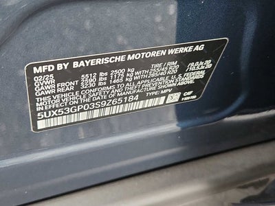 2025 BMW X3 30 xDrive Sports Activity Vehicle