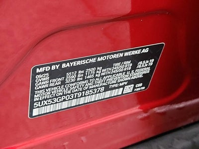 2026 BMW X3 30 xDrive Sports Activity Vehicle