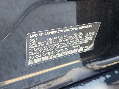 2025 BMW X3 30 xDrive Sports Activity Vehicle