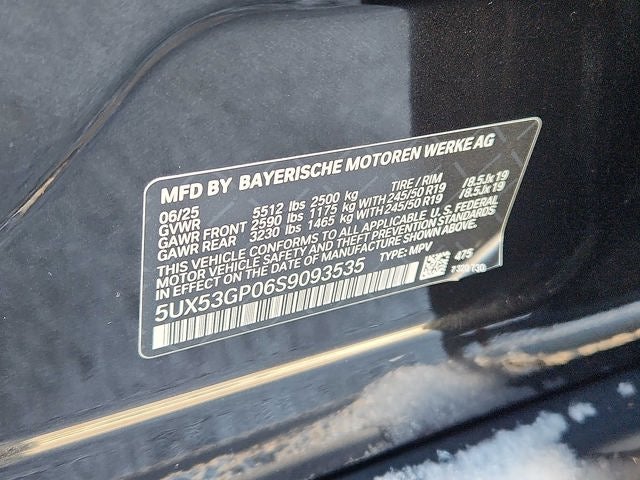 2025 BMW X3 30 xDrive Sports Activity Vehicle