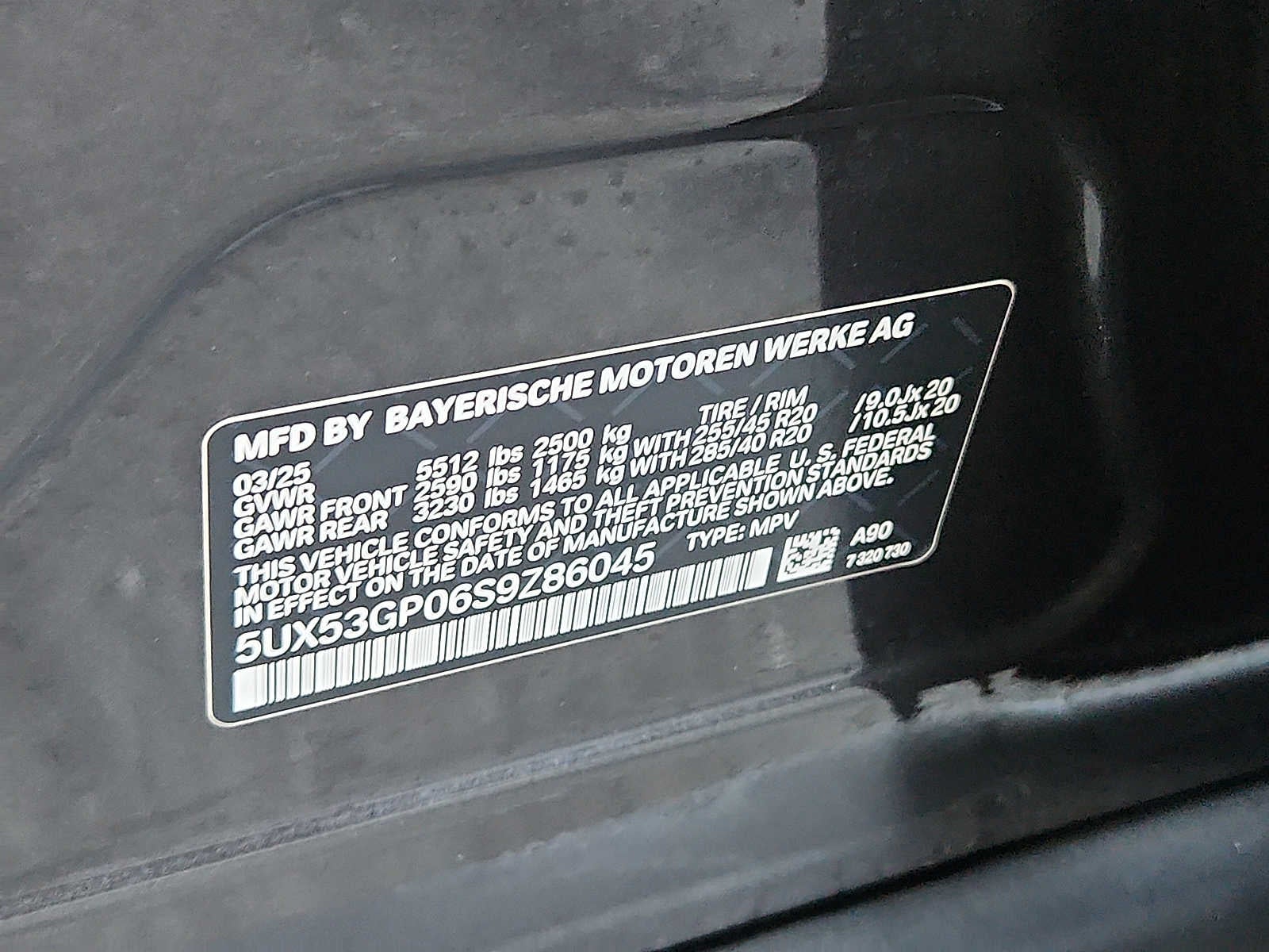 2025 BMW X3 30 xDrive Sports Activity Vehicle