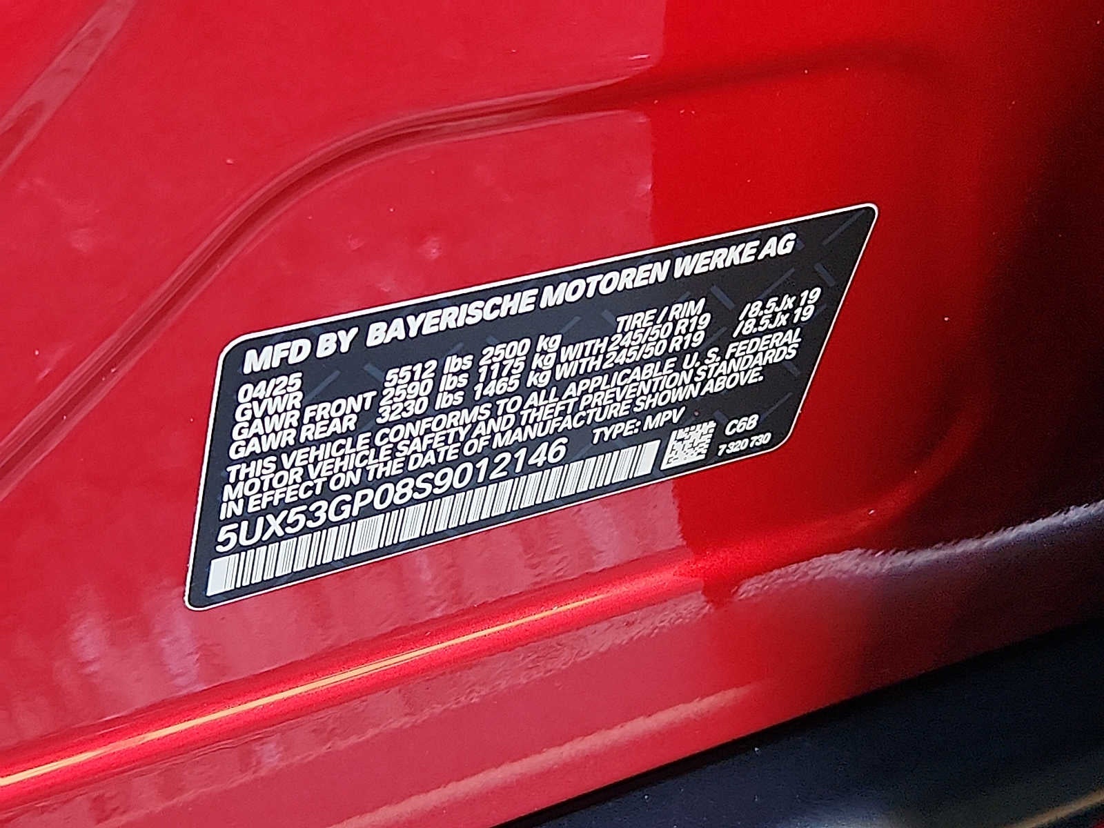 2025 BMW X3 30 xDrive Sports Activity Vehicle