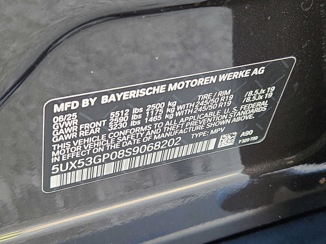 2025 BMW X3 30 xDrive Sports Activity Vehicle